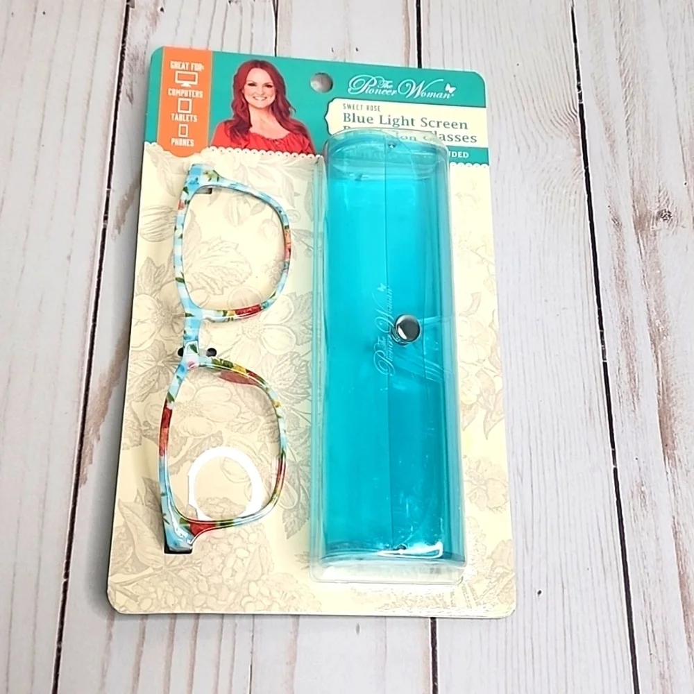 THE PIONEER WOMEN | SWEET ROSE BLUE LIGHT GLASS